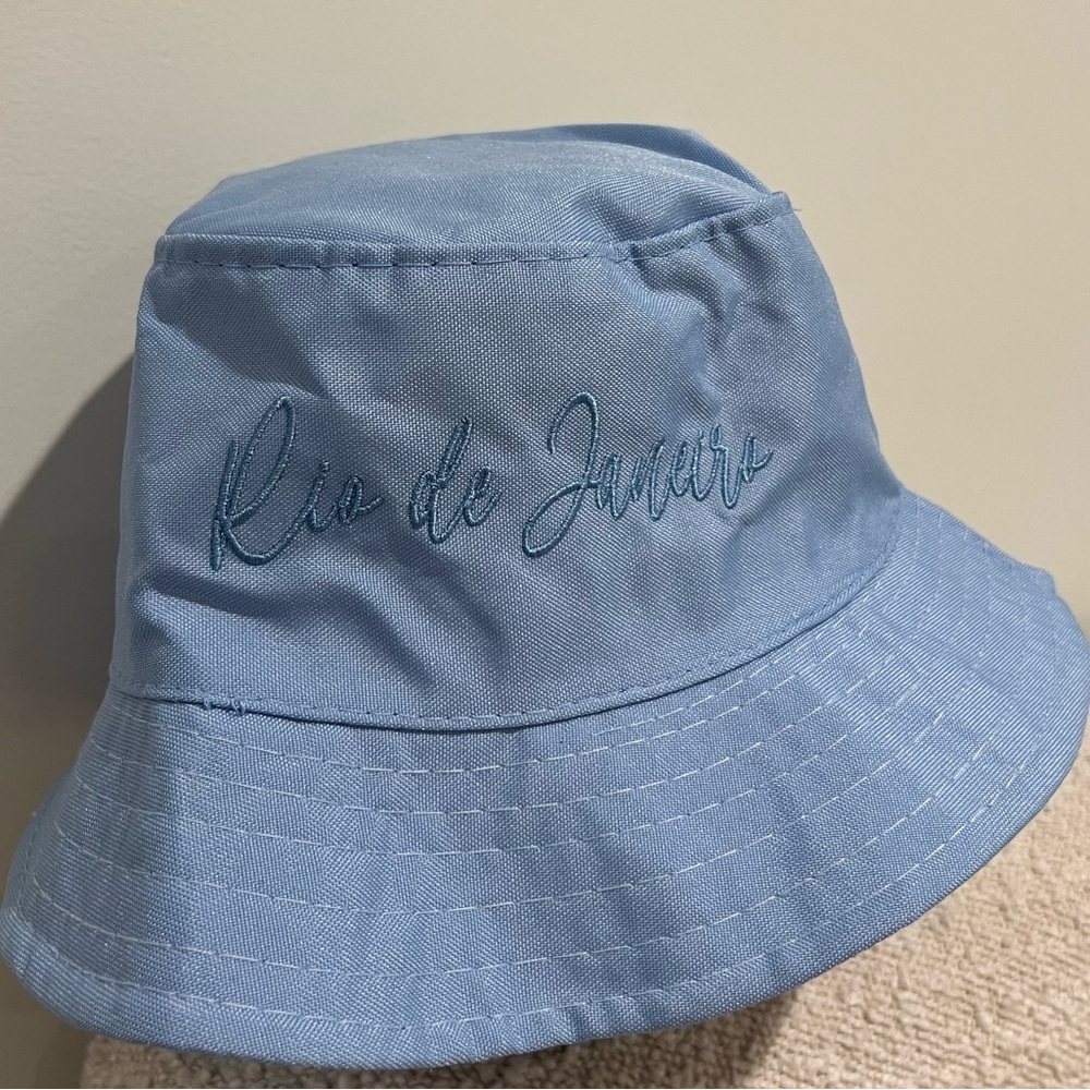 Blue Rio De Jainero Bucket Hat
